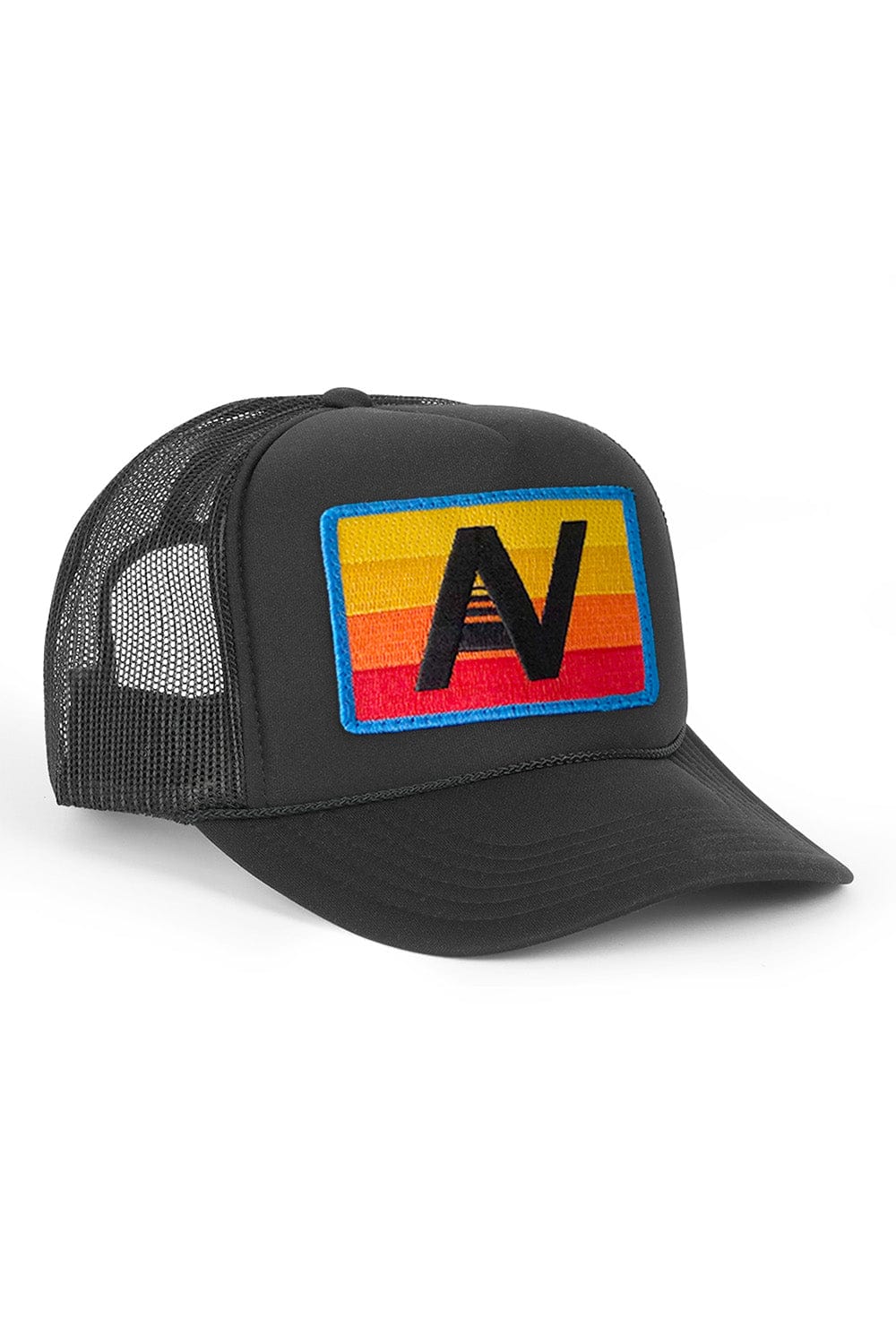 Retro KIDS LOGO RAINBOW VINTAGE FOAM TRUCKER HAT