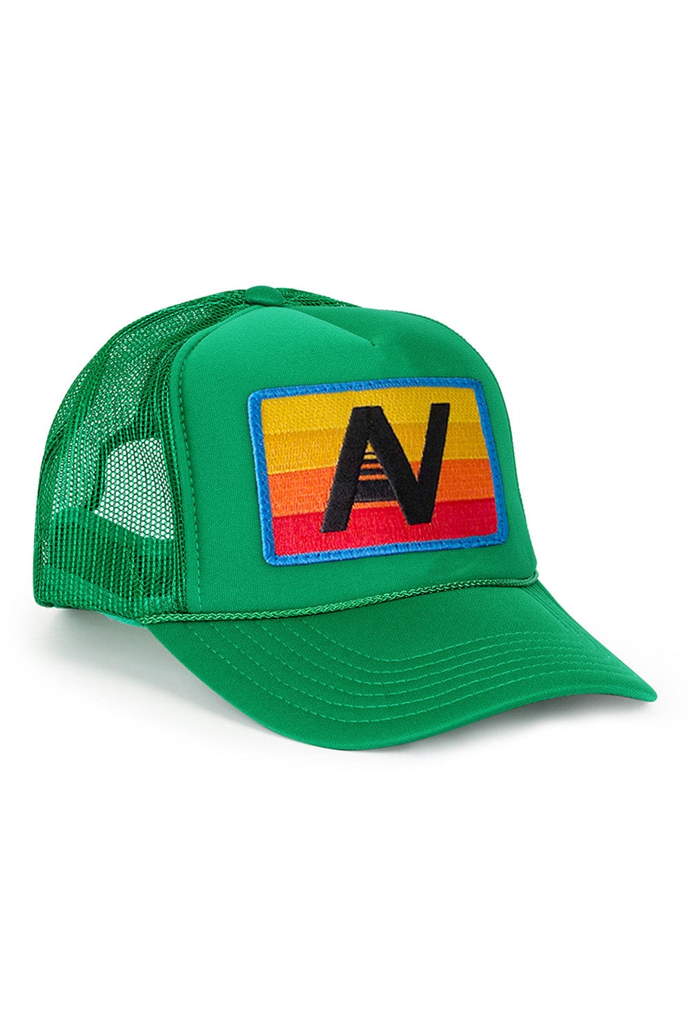 Retro KIDS LOGO RAINBOW VINTAGE FOAM TRUCKER HAT