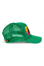 Retro KIDS LOGO RAINBOW VINTAGE FOAM TRUCKER HAT