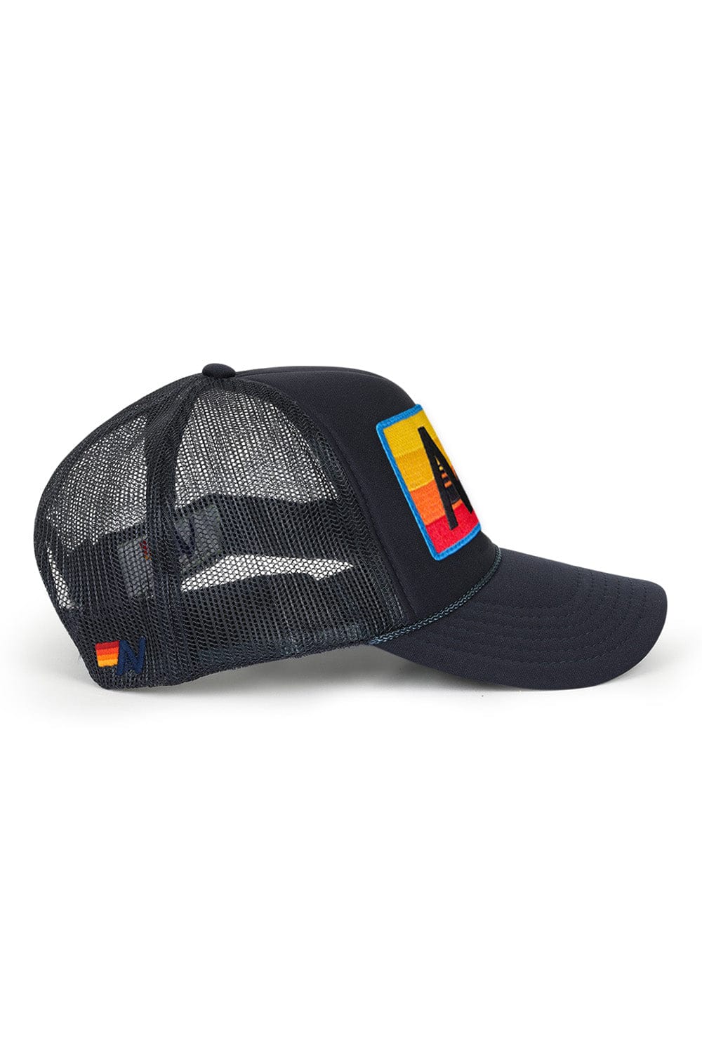 Retro KIDS LOGO RAINBOW VINTAGE FOAM TRUCKER HAT