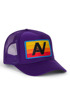 Retro KIDS LOGO RAINBOW VINTAGE FOAM TRUCKER HAT