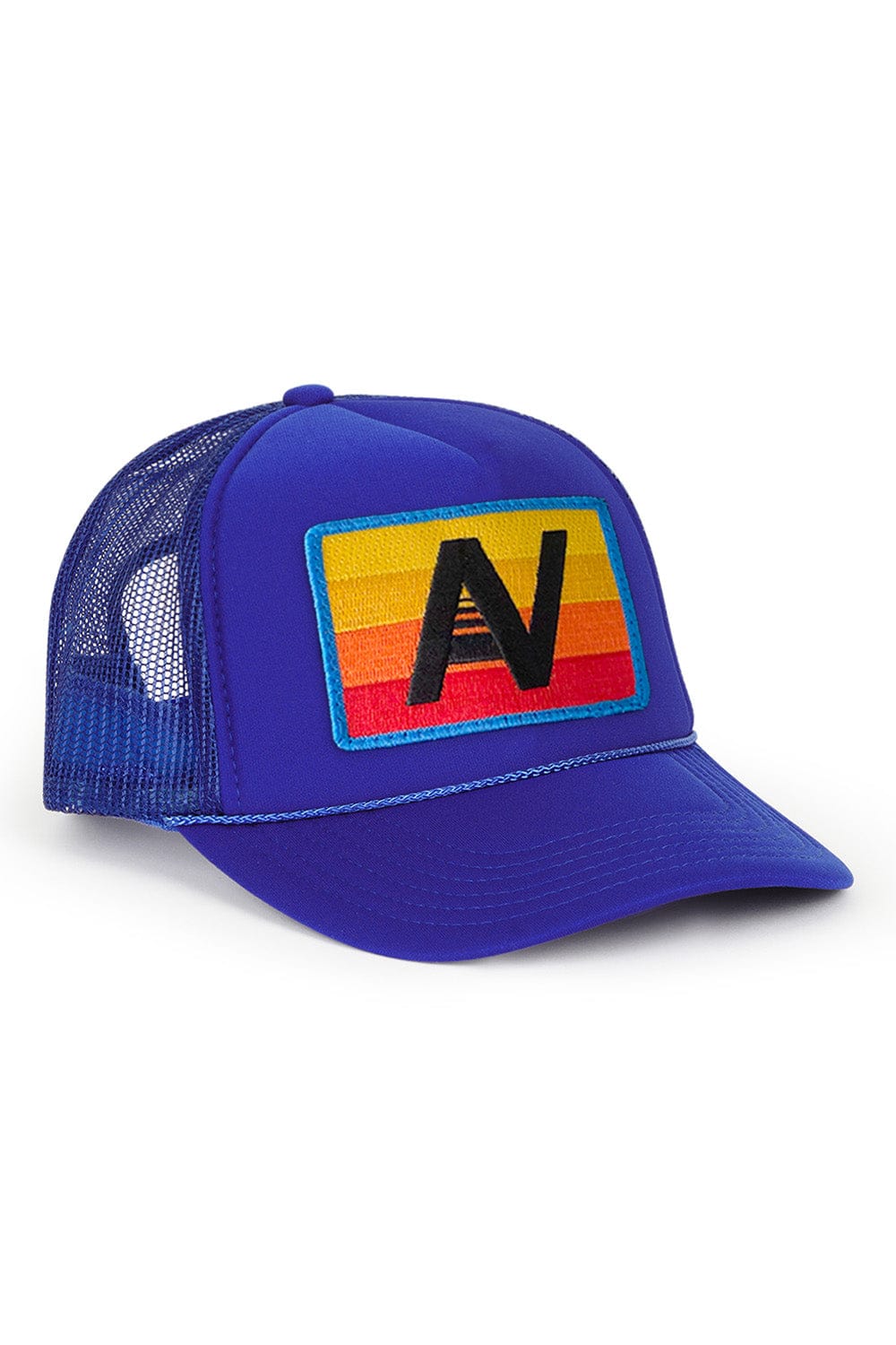 Retro KIDS LOGO RAINBOW VINTAGE FOAM TRUCKER HAT