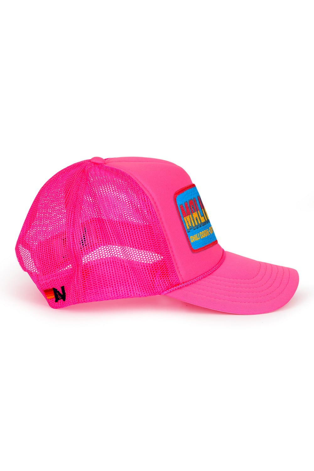 Retro MALIBU CHILI COOK-OFF 2026 VINTAGE LOW RISE TRUCKER - NEON PINK