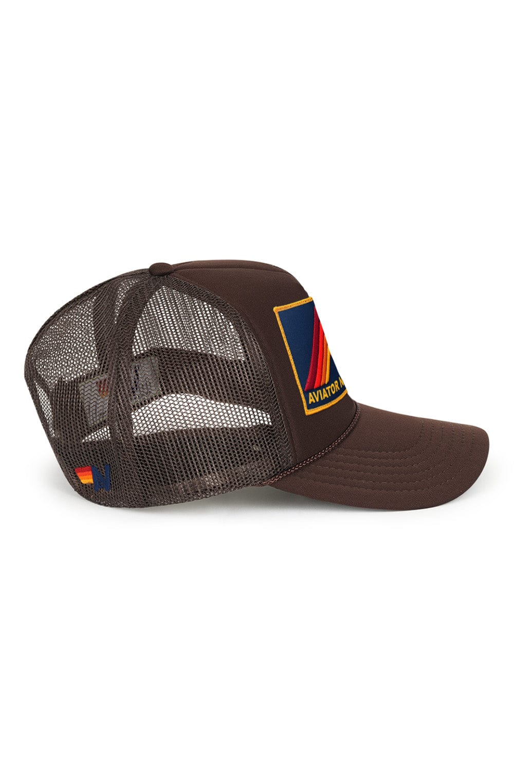 Retro MOUNTAIN STRIPE VINTAGE TRUCKER HAT