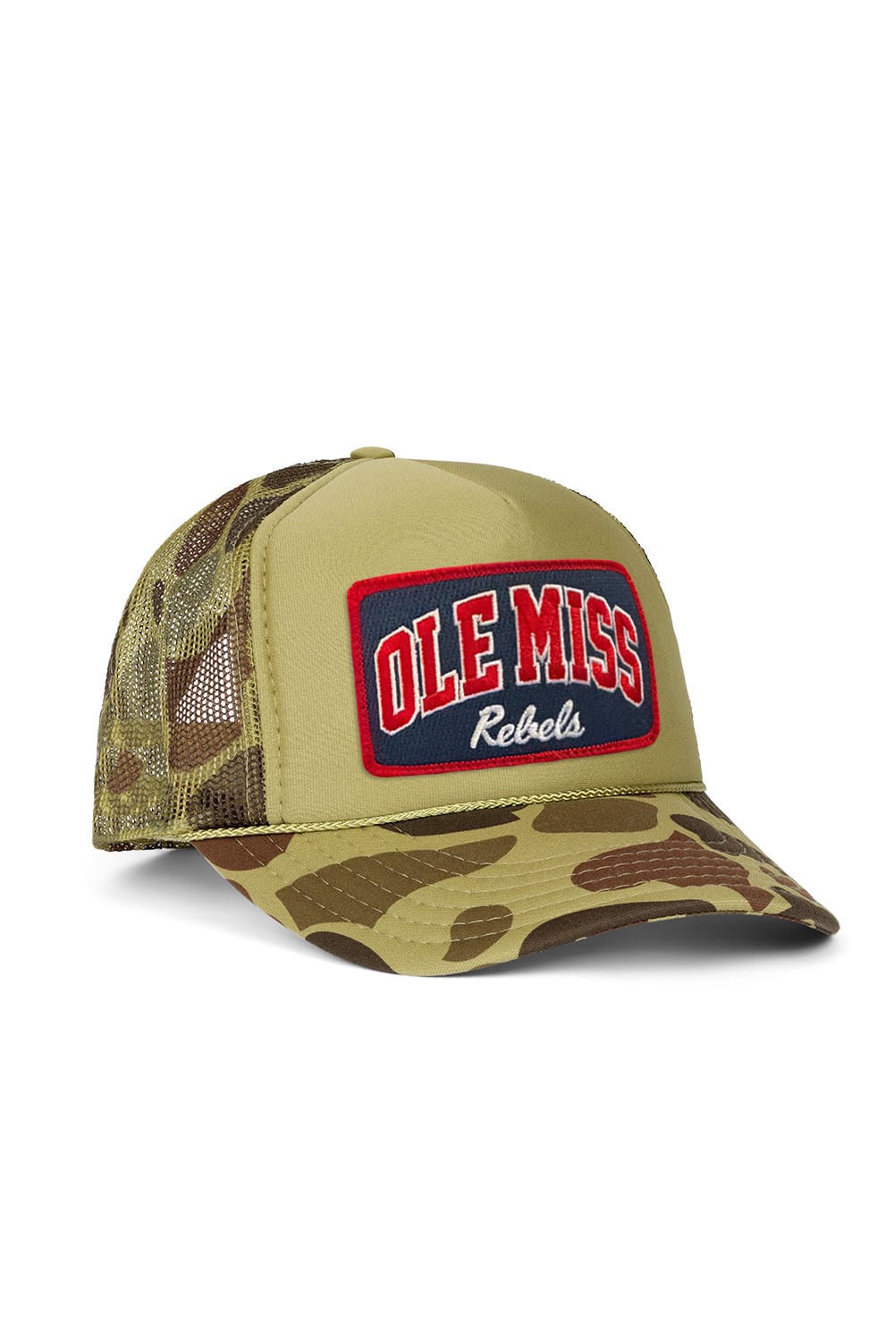 Retro OLE MISS 2026 VINTAGE LOW RISE TRUCKER - CAMO
