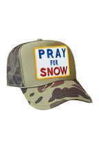 Retro PRAY FOR SNOW VINTAGE TRUCKER HAT