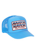 Retro AVIATOR NATION USA PATRIOTIC VINTAGE TRUCKER HAT