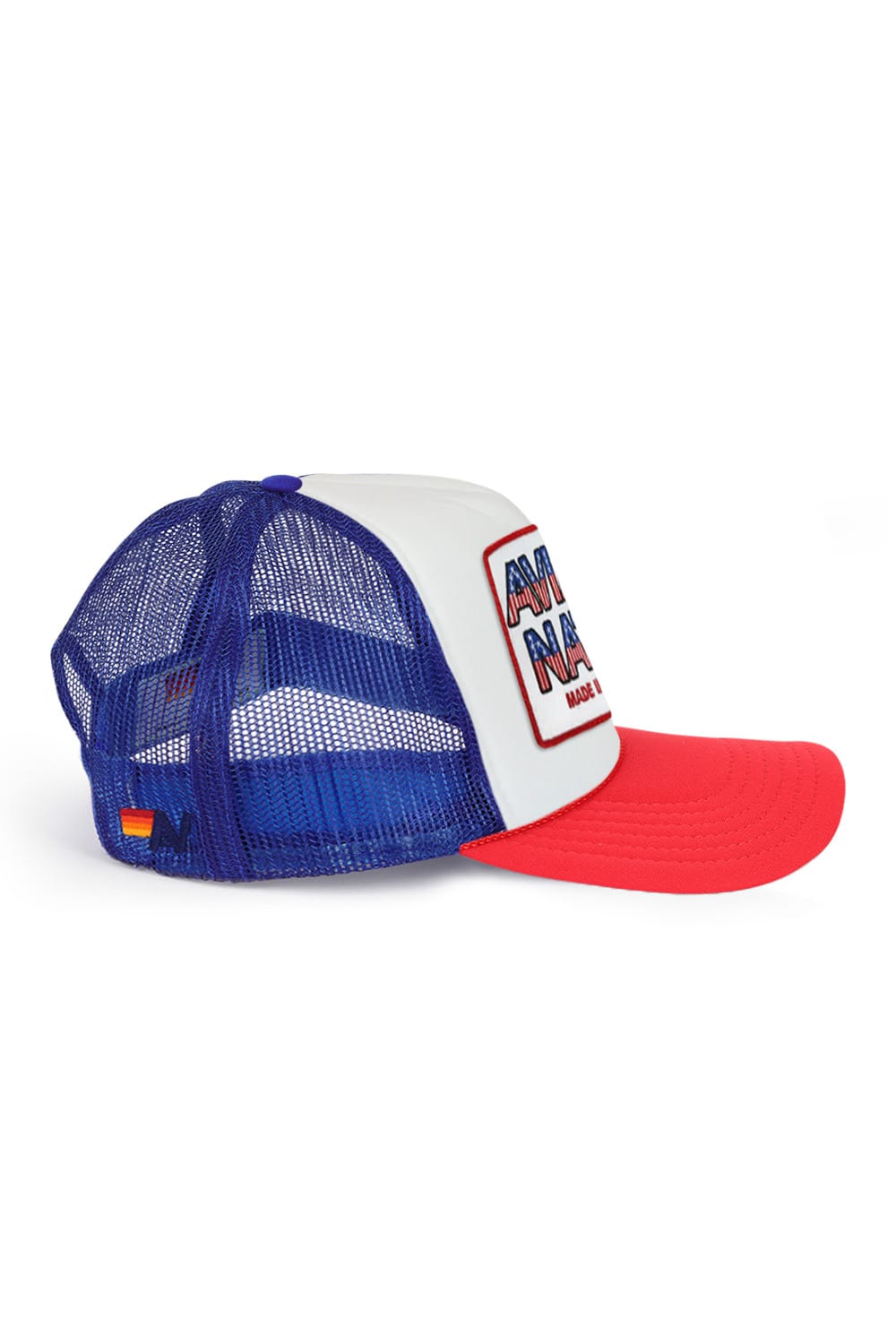Retro AVIATOR NATION USA PATRIOTIC VINTAGE TRUCKER HAT