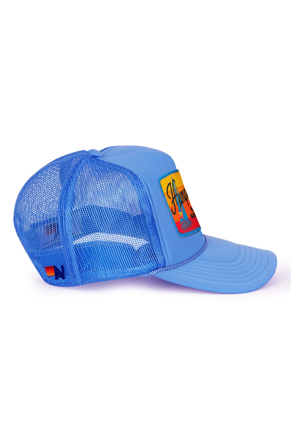 Retro PALM TREE FESTIVAL HAMPTONS 2026 VINTAGE LOW RISE TRUCKER - LIGHT BLUE