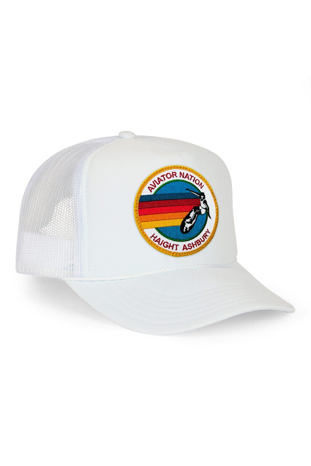 Retro AVIATOR NATION HAIGHT ASHBURY TRUCKER HAT