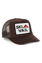 Retro SKI VAIL TRUCKER HAT