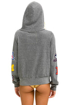 Retro FINAL FOUR INDIANAPOLIS 2026 ZIP HOODIE - HEATHER GREY