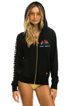Retro JAZZ ASPEN SNOWMASS 2025 ZIP HOODIE - BLACK