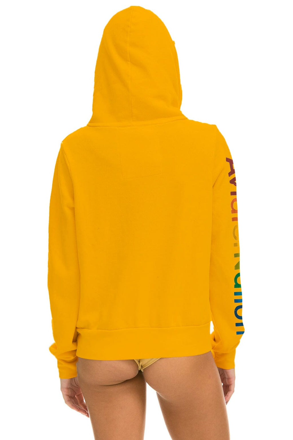 Retro AVIATOR NATION VENICE HOODIE - GOLD