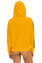 Retro AVIATOR NATION VENICE HOODIE - GOLD