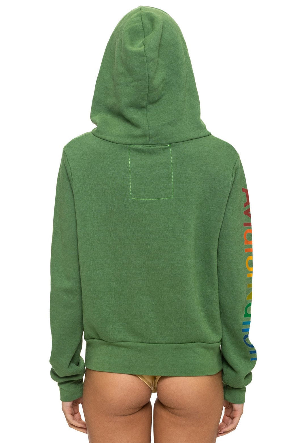Retro AVIATOR NATION VENICE ZIP HOODIE - PALM