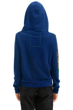 Retro AVIATOR NATION VENICE ZIP HOODIE - ROYAL