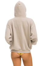 Retro AVIATOR NATION ASPEN RELAXED PULLOVER HOODIE - SAND