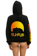 Retro ELI & FUR DREAMLAND RELAXED PULLOVER HOODIE - BLACK
