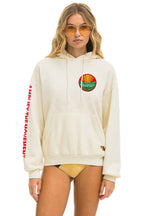 Retro GLOBAL CITIZEN 2025 RELAXED PULLOVER HOODIE - VINTAGE WHITE