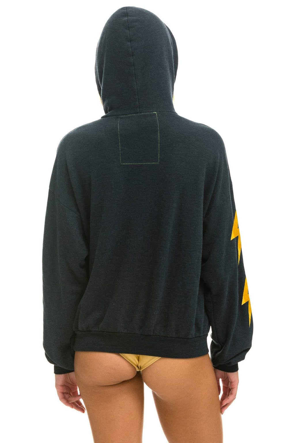 Retro GOLDENSKY FESTIVAL 2024 PULLOVER HOODIE RELAXED - CHARCOAL