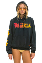 Retro GOLDENSKY FESTIVAL 2024 PULLOVER HOODIE RELAXED - CHARCOAL