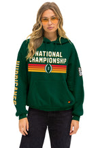 Retro UNIVERSITY OF MIAMI CFP CHAMPIONS 2026 RELAXED PULLOVER HOODIE - MIAMI GREEN