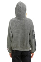 Retro SUPER BOWL 2026 RELAXED PULLOVER HOODIE - HEATHER GREY