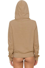 Retro 5 STRIPE HOODIE - TAN
