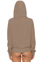 Retro 5 STRIPE HOODIE - TAUPE