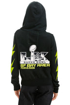 Retro SUPER BOWL 2026 BOLT ZIP HOODIE - CHARCOAL