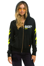 Retro SUPER BOWL 2026 BOLT ZIP HOODIE - CHARCOAL