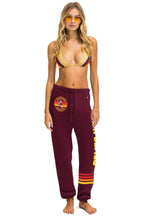 Retro ASU FORK UNISEX POCKET SWEATPANTS - MAROON