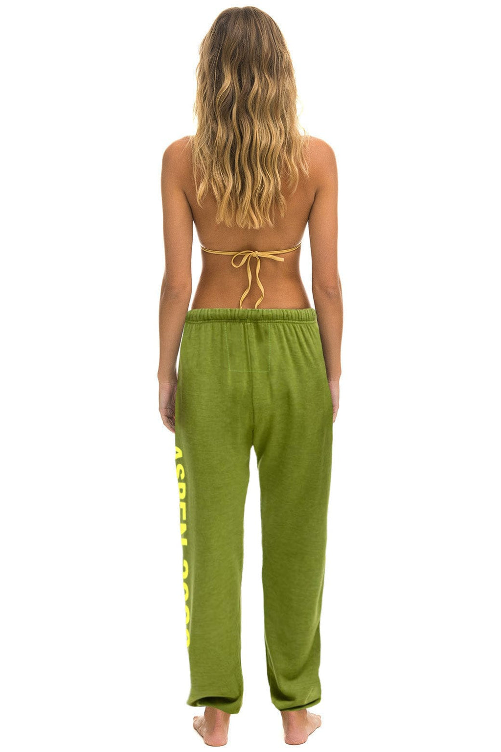 Retro PALM TREE FEST ASPEN 2026 UNISEX POCKET SWEATPANTS - JUNGLE GREEN