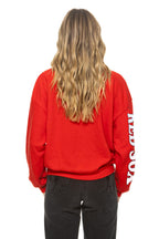 Retro BOSTON RED SOX 2026 RELAXED CREW SWEATSHIRT - RED