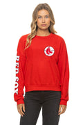 Retro BOSTON RED SOX 2026 RELAXED CREW SWEATSHIRT - RED