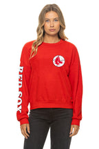 Retro BOSTON RED SOX 2026 RELAXED CREW SWEATSHIRT - RED