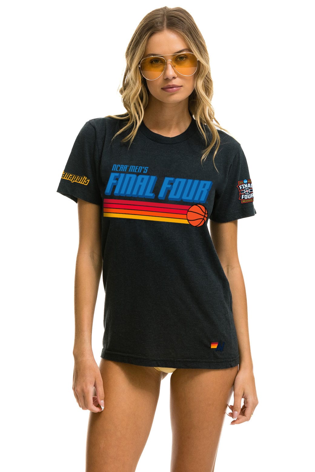 Retro FINAL FOUR 2026 CREW TEE SHIRT - CHARCOAL