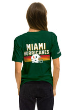 Retro UNIVERSITY OF MIAMI CFP 2026 CREW TEE SHIRT - MIAMI GREEN
