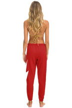 Retro UNIVERSITY OF ALABAMA BOLT SWEATPANTS - CRIMSON