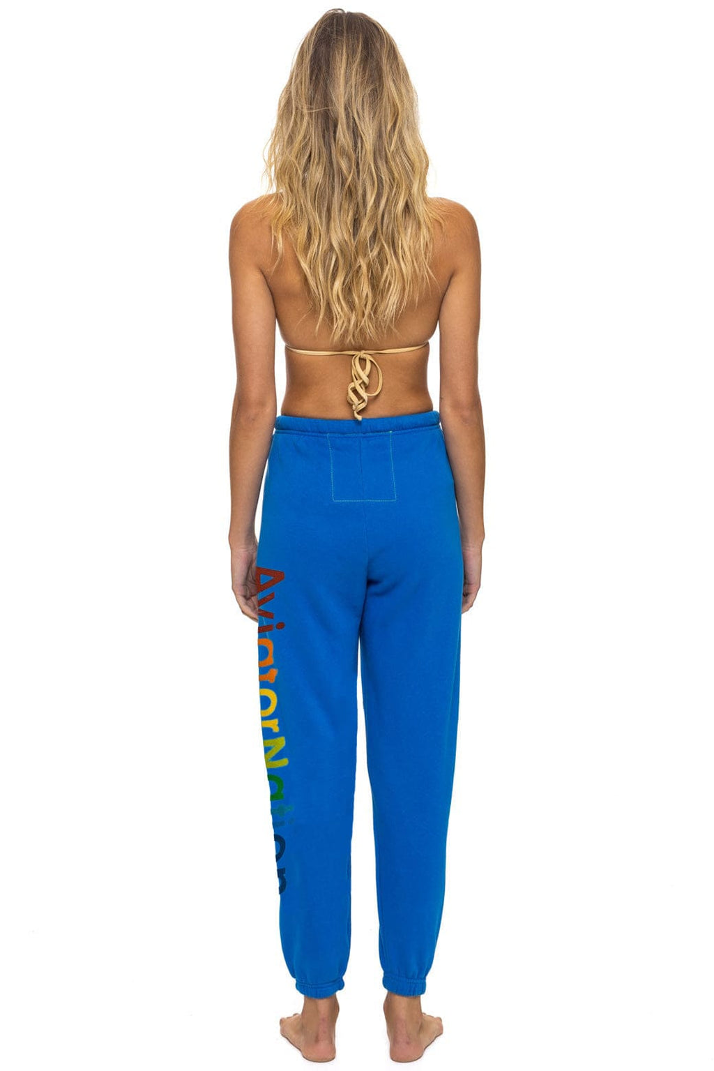 Retro AVIATOR NATION SWEATPANTS - ADVENTURE BLUE