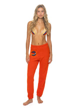 Retro AVIATOR NATION SWEATPANTS - VINTAGE ORANGE
