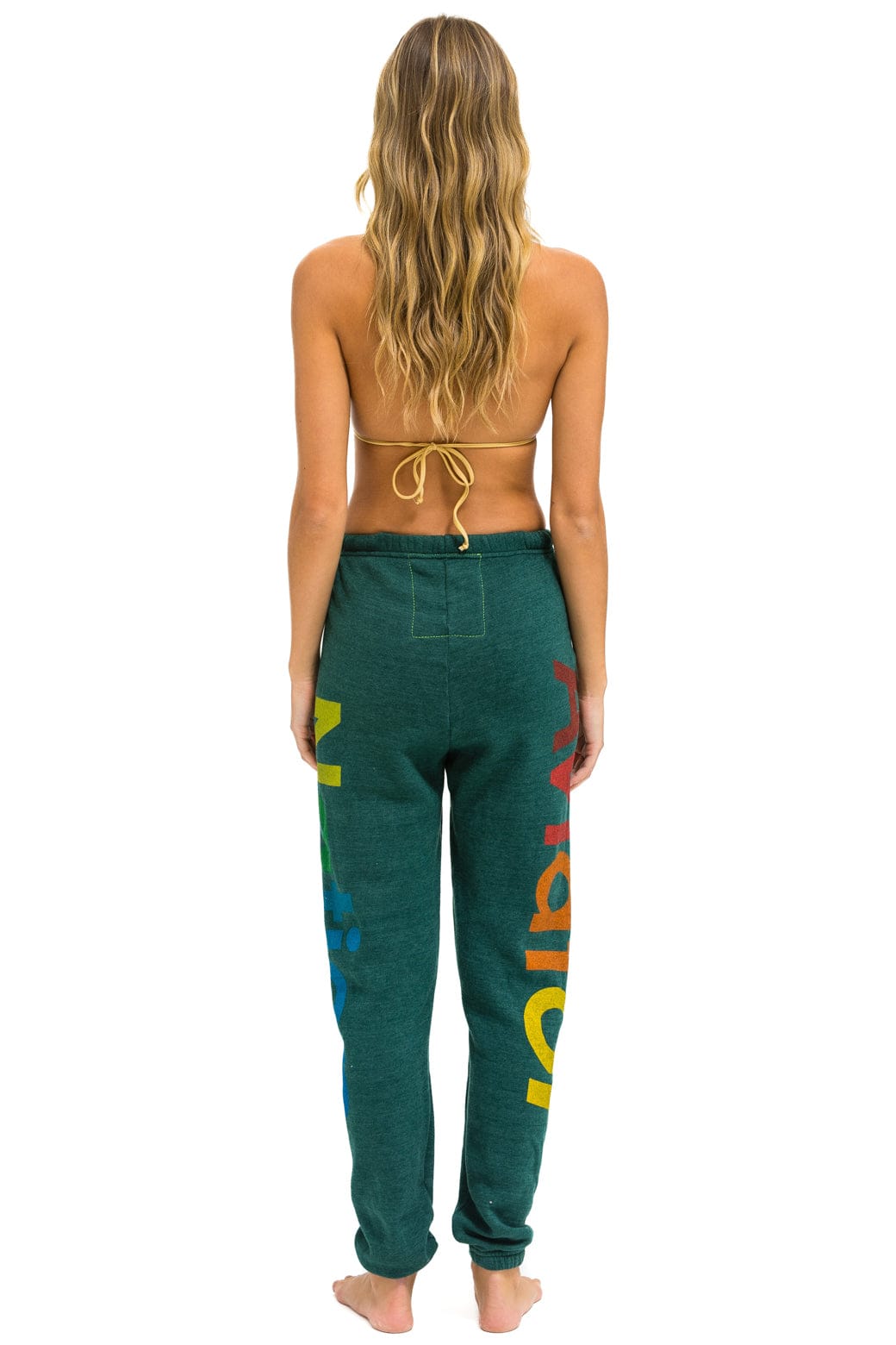 Retro AVIATOR NATION 2 SWEATPANTS - FOREST