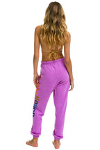 Retro AVIATOR NATION AUSTIN SWEATPANTS - NEON PURPLE