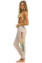 Retro AVIATOR NATION NASHVILLE SWEATPANTS - SAND