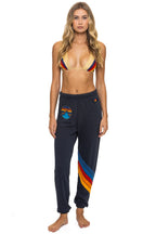 Retro ALL SEASONS CIRCLE CHEVRON SWEATPANTS - CHARCOAL