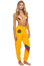 Retro ALL SEASONS CIRCLE CHEVRON SWEATPANTS - GOLD