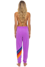 Retro ALL SEASONS CIRCLE CHEVRON SWEATPANTS - NEON PURPLE