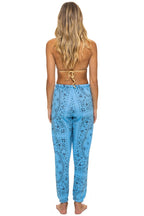 Retro BANDANA SWEATPANTS - SKY