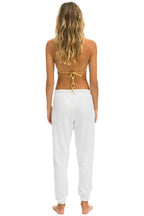 Retro BOLT HEART SWEATPANTS - WHITE